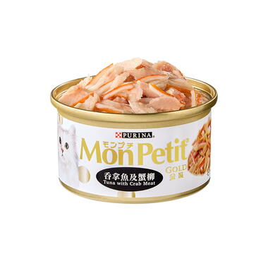 貓倍麗®嚴選金罐鮪魚蟹肉拼盤（吞拿魚及蟹柳） 
