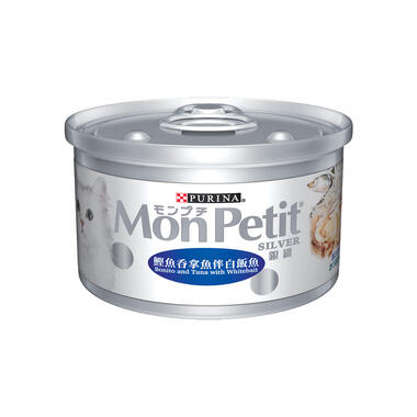 貓倍麗銀罐- 鰹魚鮪魚伴銀魚口味